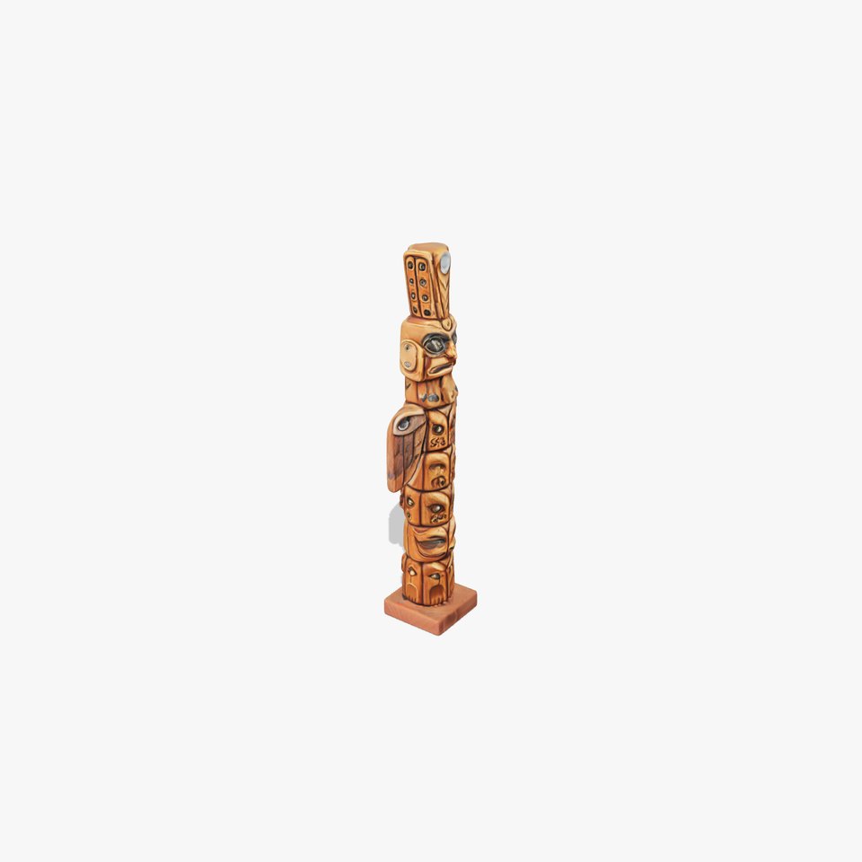 Intricate Totem Pole Model Pack